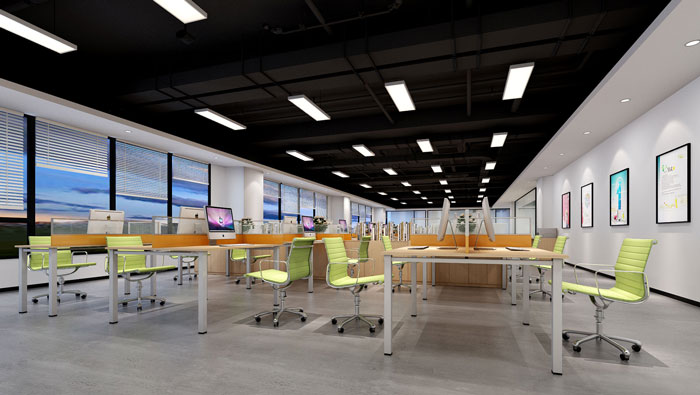 880平方中型創新辦公室裝修設計案例