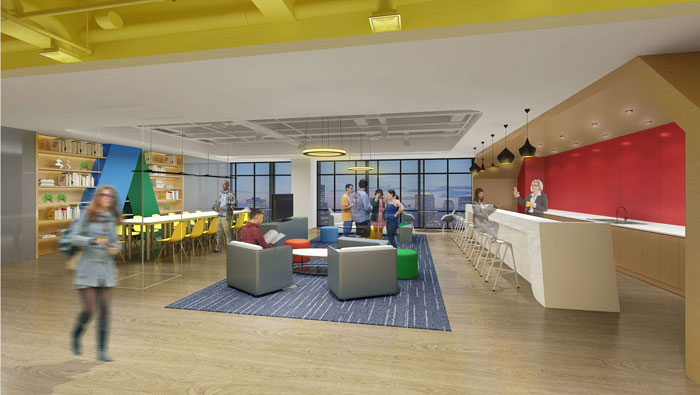 710平方中型創(chuàng)意辦公室裝修設計案例