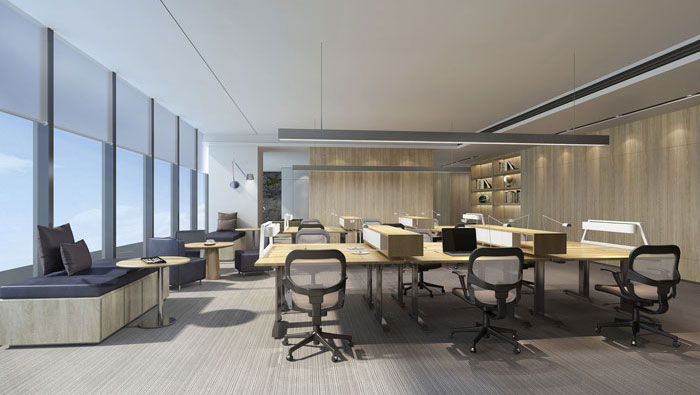 1410平方大型創意辦公室裝修設計案例