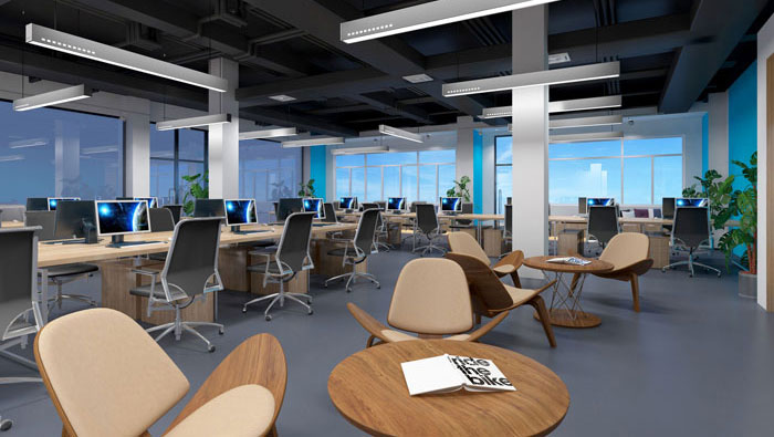 920平方中大型辦公室裝修設(shè)計(jì)案例