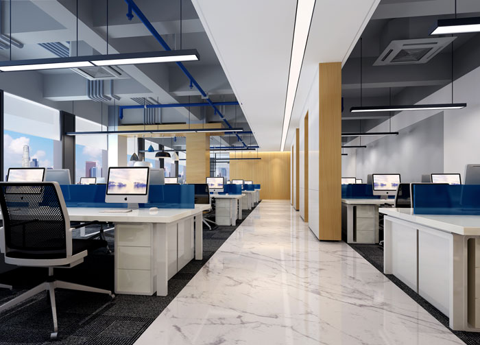 辦公室現代簡約風格效果圖