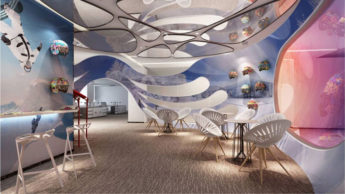 800平方現代簡約辦公室裝修設計案例