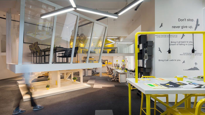 600平方loft風(fēng)格辦公室裝修設(shè)計案例