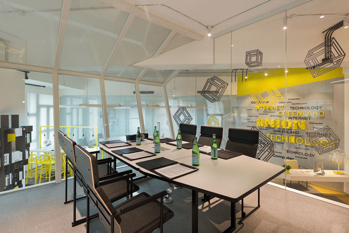 610平方辦公室會議室軟裝設(shè)計方案效果圖