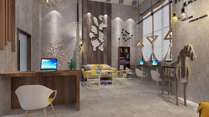 室內(nèi)設計工作室裝修效果圖