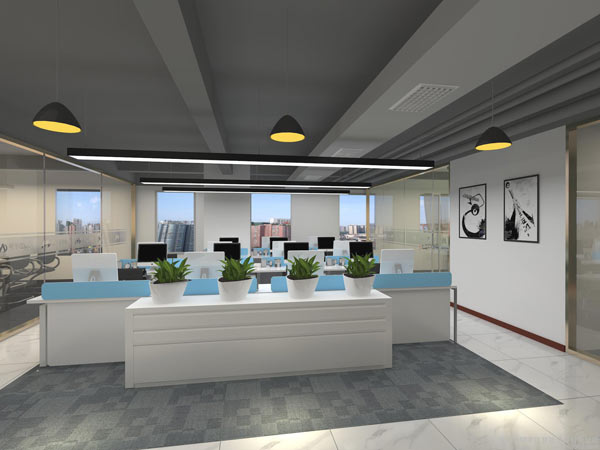 辦公室中央空調效果圖