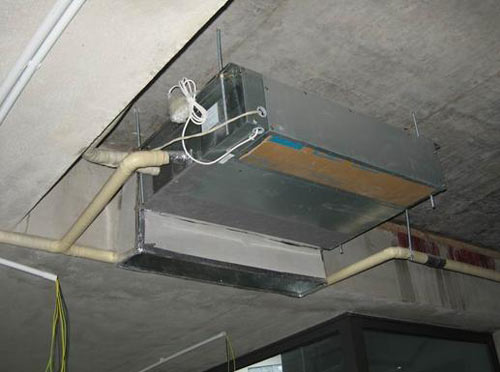 中央空調制冷劑管道安裝效果圖