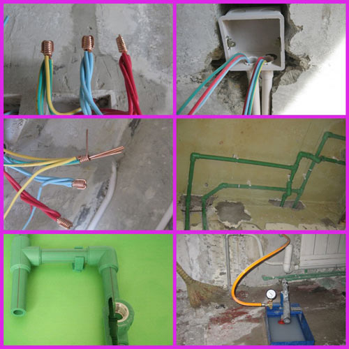 中央空電氣設備安裝效果圖