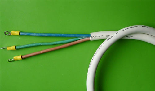 中央空調電源線、控制線效果圖