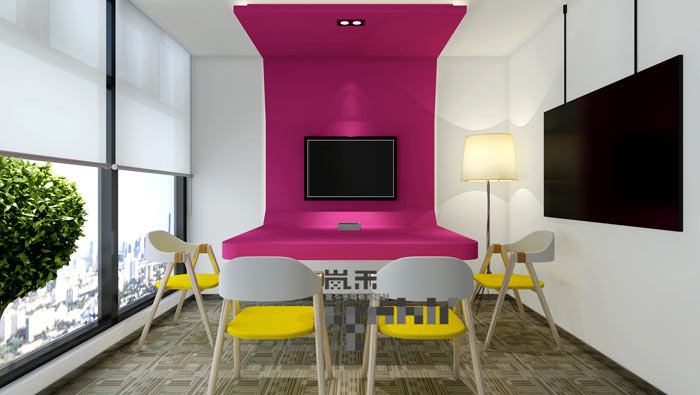 狄邦教育辦公室裝修設(shè)計案例