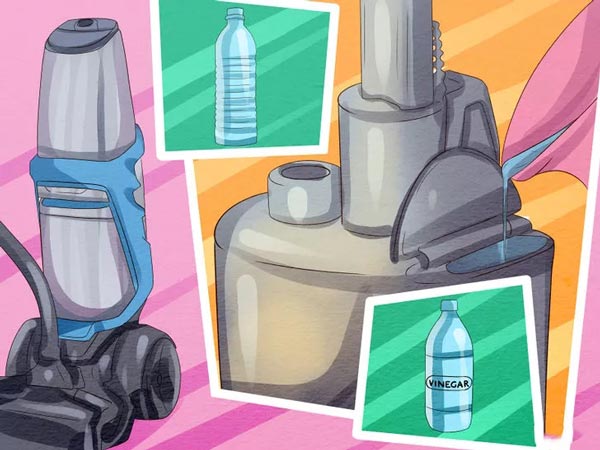 機器中加水以及洗滌劑示意圖