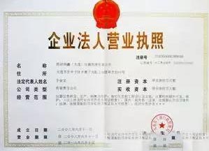 建設(shè)單位的工商營業(yè)執(zhí)照等合法身份證明文件效果圖