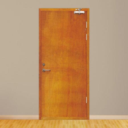 單扇防火門效果圖