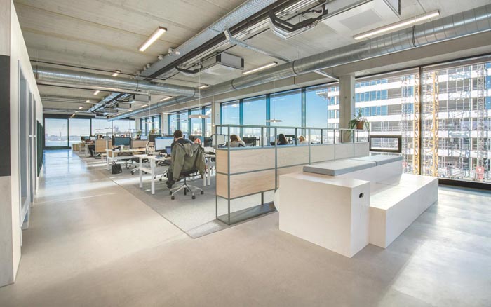 500平方廣告公司辦公室裝修實景圖