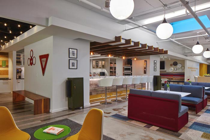 顧問公司辦公室家交流區域裝修設計實景圖