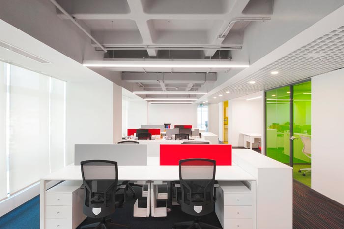 600平方公室裝修設計實景圖