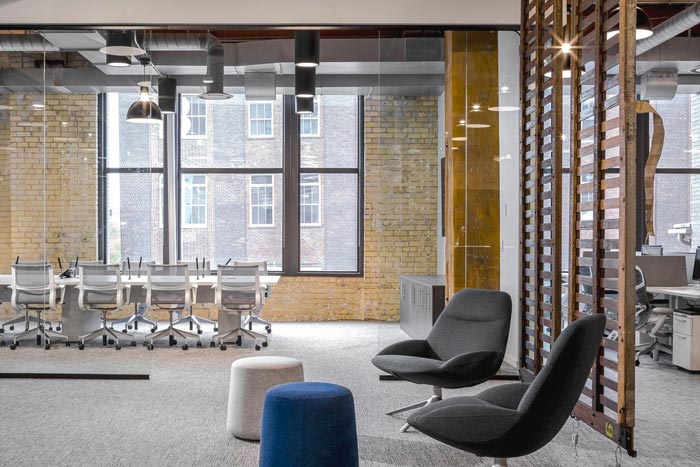 800平方通信辦公室會議室裝修設計實景圖