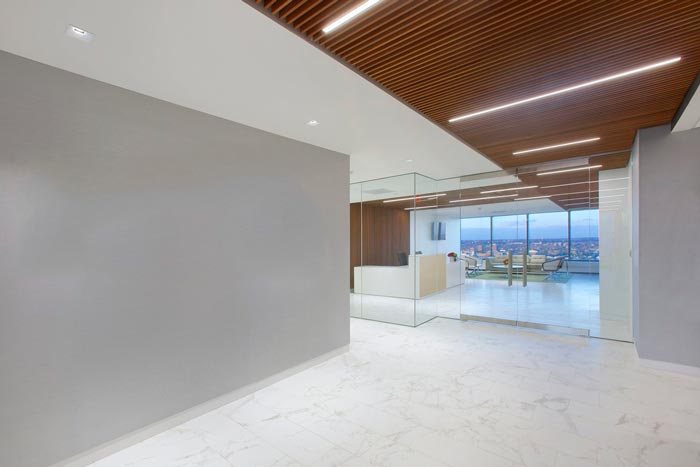 會計師事務所辦公室進門區域裝修設計實景圖