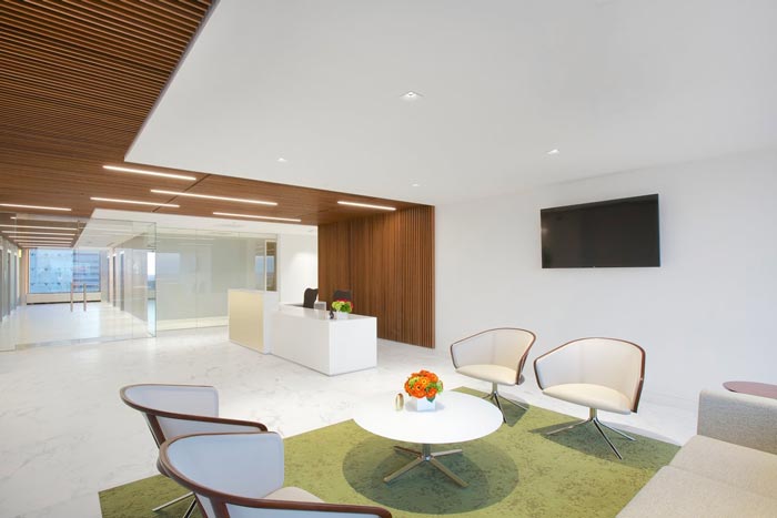 會計師事務所辦公室前臺裝修設計實景圖