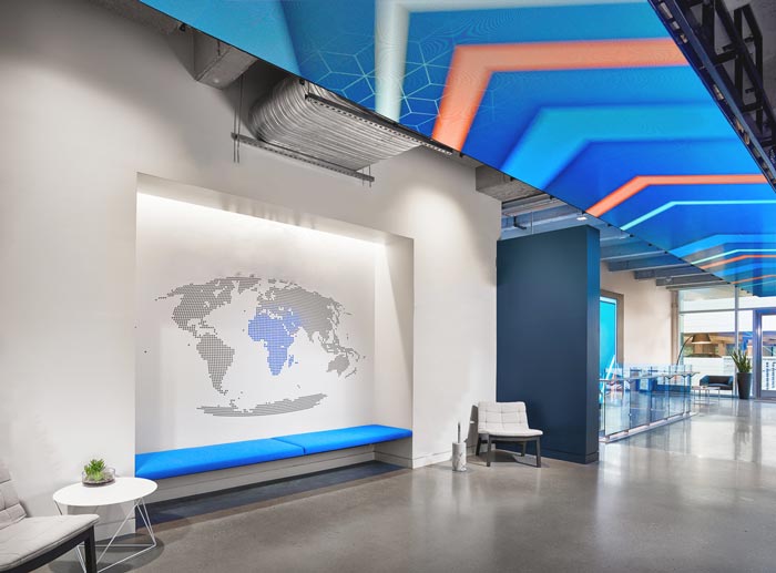 招聘信息服務(wù)公司辦公室裝修設(shè)計(jì)案例