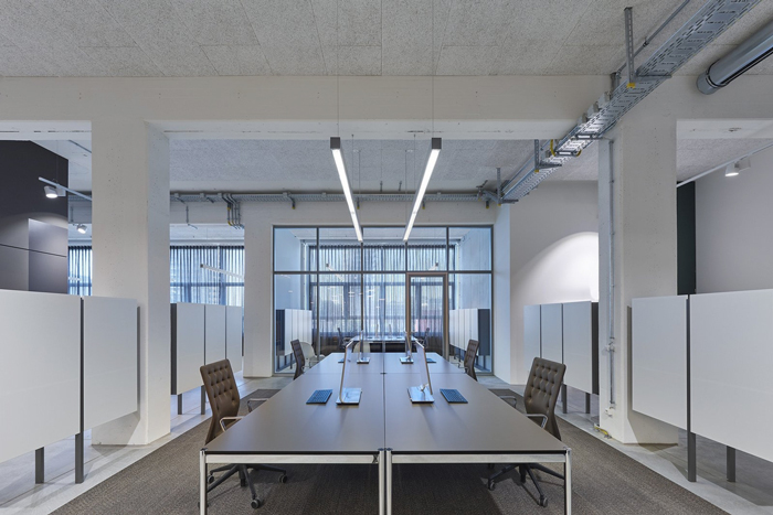 策劃公司小型辦公室辦公區域裝修設計效果圖