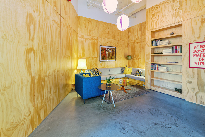 創(chuàng)意公司辦公室交流區(qū)域裝修設計案例效果圖