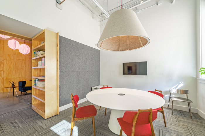 創(chuàng)意公司辦公室洽談區(qū)域裝修設計案例效果圖