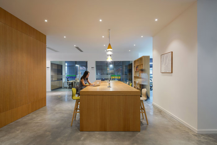 設計公司辦公室進門區域設計方案