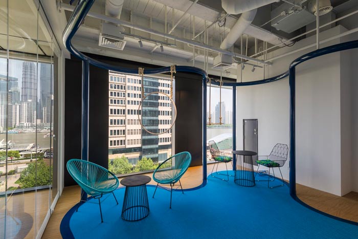 旅游服務公司辦公室裝修設計案例