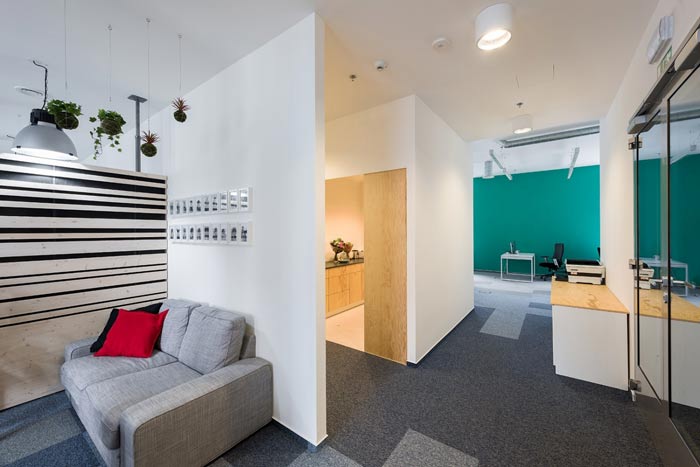 節能技術公司辦公室員工休息區裝修設計案例效果圖