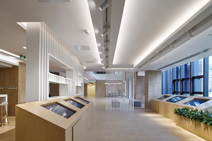 集團(tuán)公司辦公樓展示區(qū)裝修設(shè)計(jì)效果圖