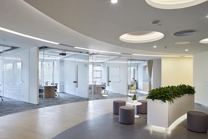 集團(tuán)公司辦公樓動(dòng)線裝修設(shè)計(jì)效果圖