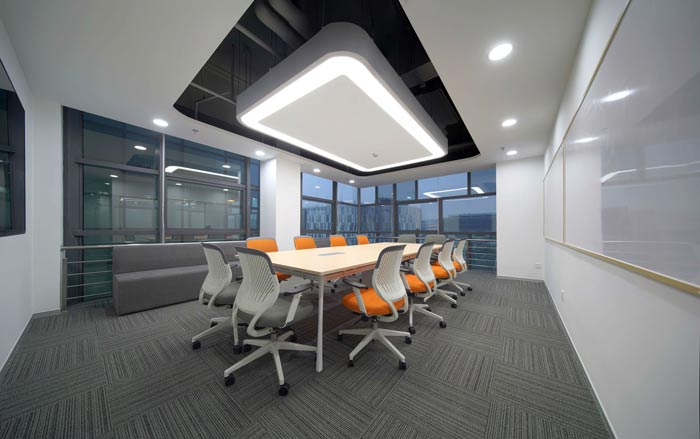 互聯網公司辦公樓會議室裝修設計效果圖