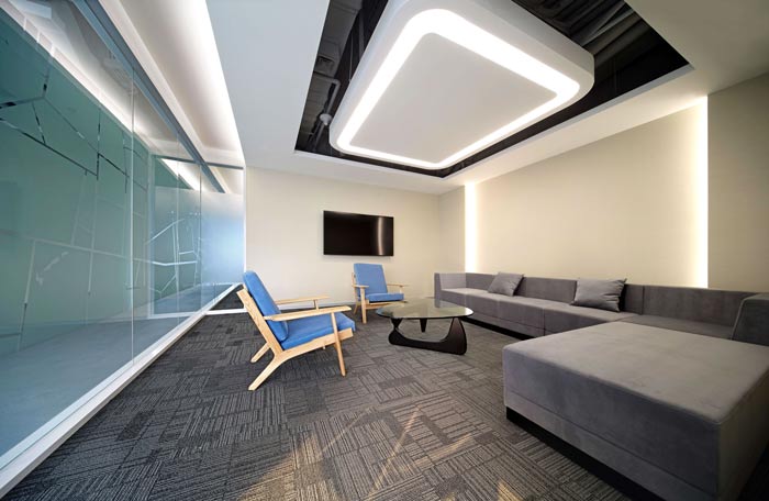 互聯網公司辦公樓討論室裝修設計效果圖