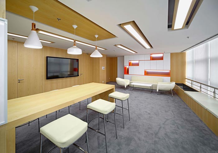 互聯網公司辦公樓閱讀室裝修設計效果圖