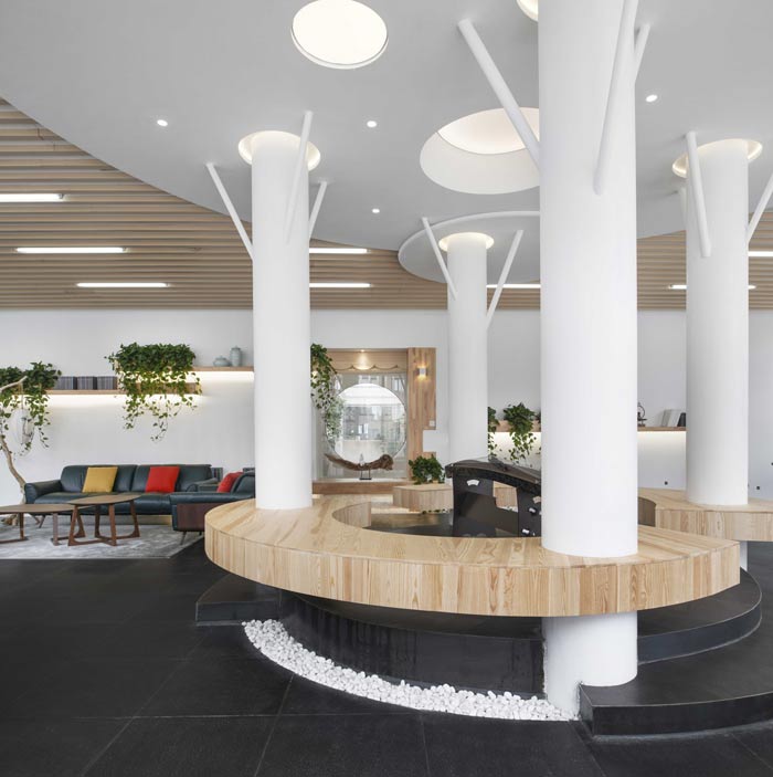 融資租賃公司辦公室洽談區(qū)裝修設(shè)計效果圖