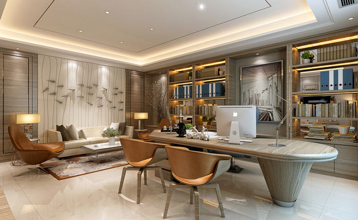 老總辦公室裝修效果圖