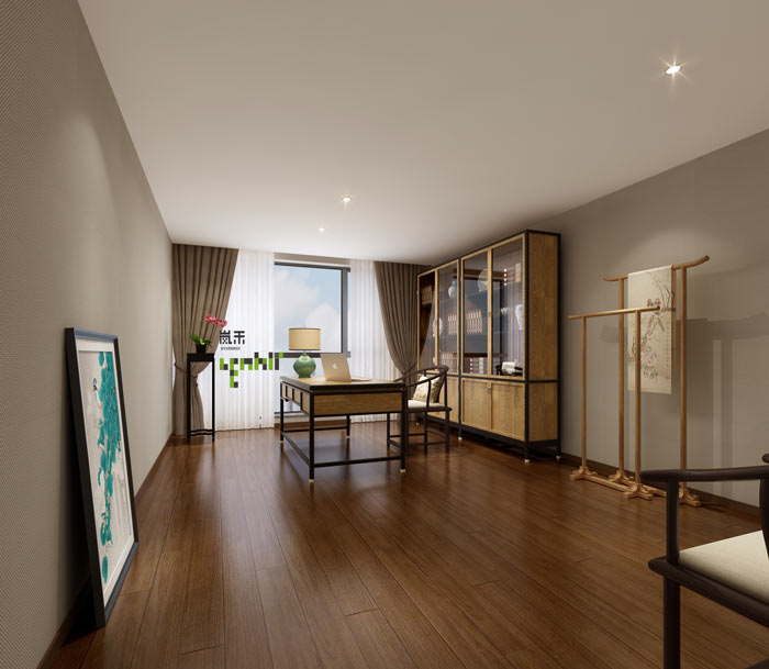 創新科技公司副總辦公室裝修設計效果圖