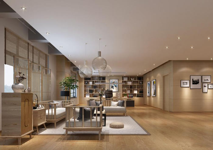 公司經理辦公室設計效果圖