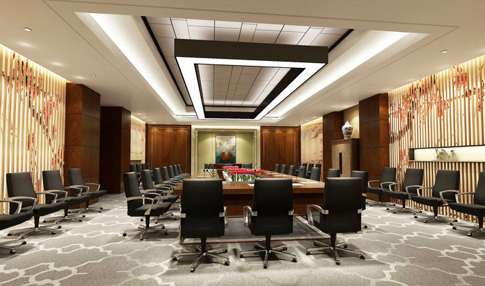 多功能會議室裝修設計效果圖