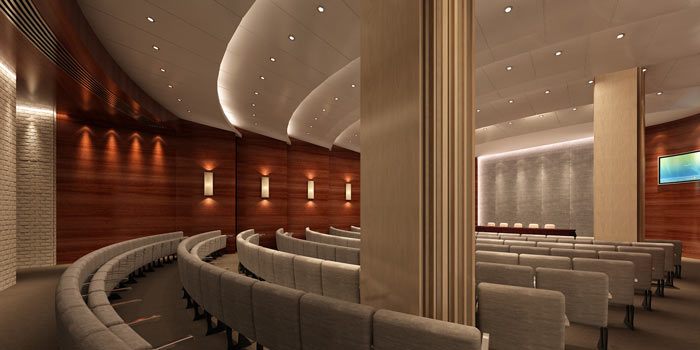 多功能會議室裝修設計效果圖