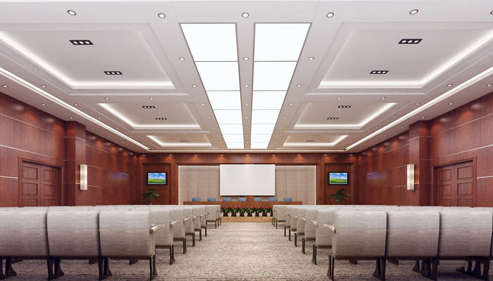 多功能會議室裝修設計效果圖