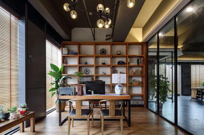 進出口貿易公司辦公室裝修設計效果圖