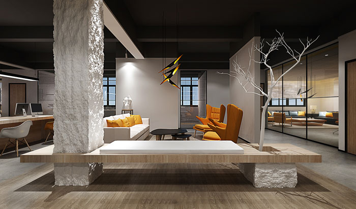 舊辦公樓休息區(qū)改造裝修設計方案