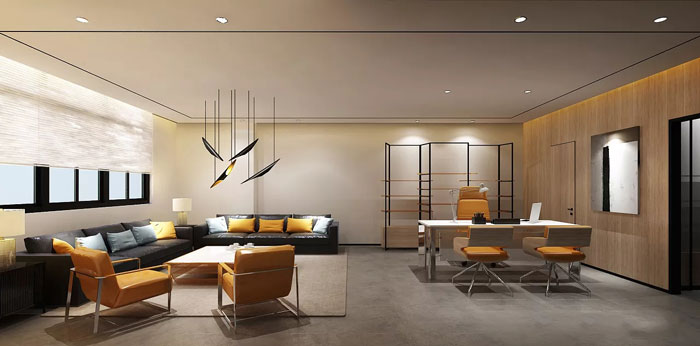 舊辦公樓總經(jīng)理辦公室改造裝修設計方案