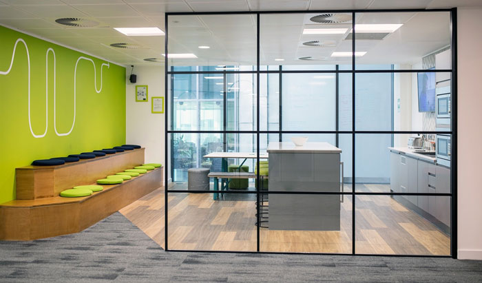 600平方辦公室茶水間裝修設計效果圖