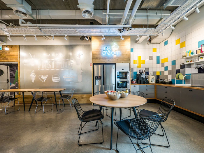 軟件開發公司辦公室茶水間裝修設計實景圖