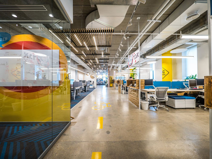 軟件開發公司辦公室裝修設計實景圖