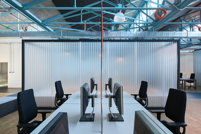 電子商務辦公室辦公區裝修效果圖