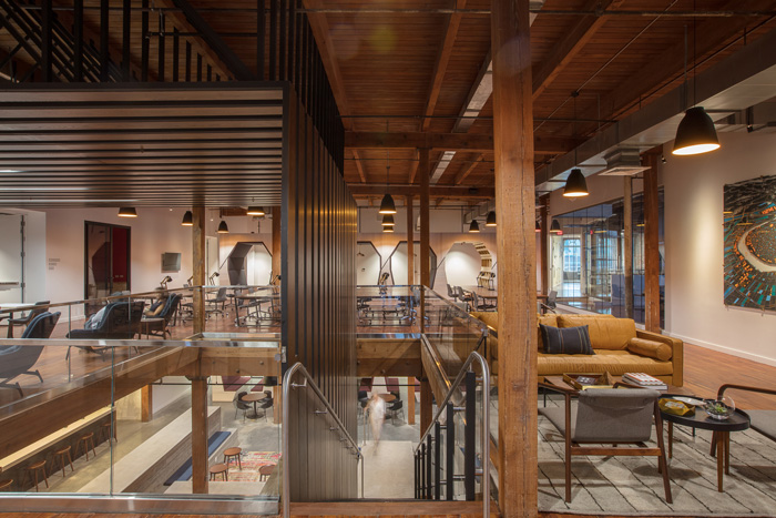 聯(lián)合辦公空間二樓裝修設計效果圖